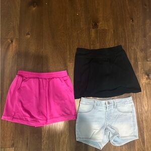 Lot of Girls Size 8 Shorts/Skort